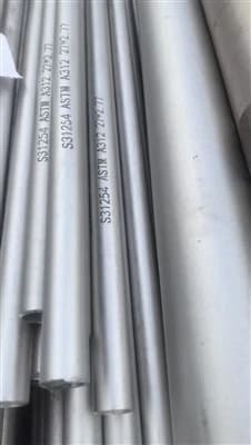Tubos premium de aço inoxidável ASTM A312 UNS S31254 254SMO enviados para o México
