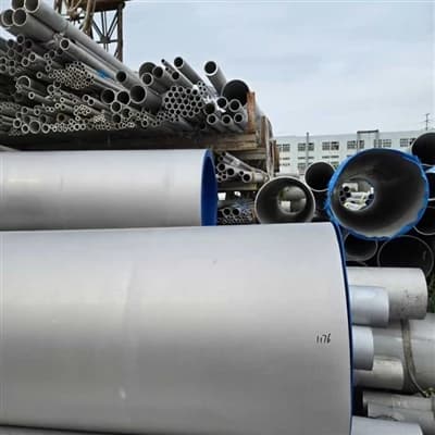 Tubos sem costura de aço inoxidável 254SMO (F44 / UNS S31254) de grande diâmetro exportados para o México