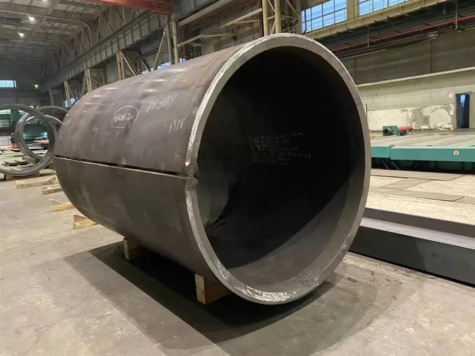 Tubo Soldado de Costura Reta de Grande Diâmetro 2