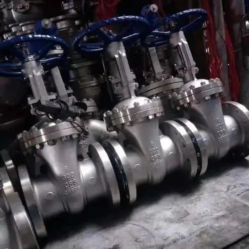 Válvula Gaveta em Aço Inoxidável